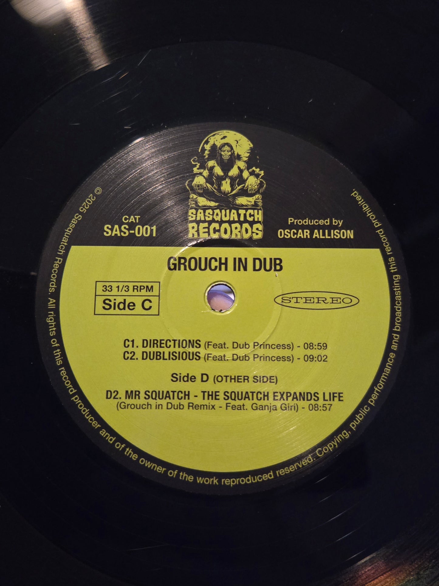 Grouch In Dub - Grouch In Dub (2018) - 2LP - 180g Black Variant (Pre-order)